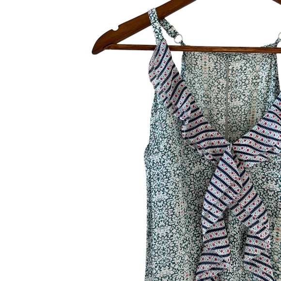 CAbi Garden Party Flowy Floral Print Sleeveless Maxi Dress Size 0 - Picture 5 of 14